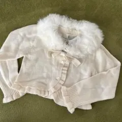 タグ付き未使用　組曲　カーディガン　110 120