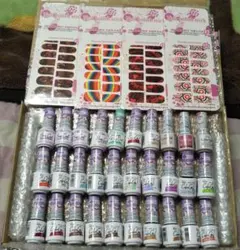 【まとめ売り】キャンドゥ他★ベーストップ&カラージェル30本セット（おまけ付き）