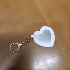 鏡付きキーホルダー
