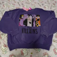 ヴィランズ　ディズニー　トレーナー　裏起毛　150