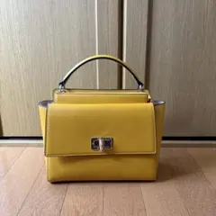 アンドシュエット　黄色ハンドバッグのサムネイル