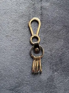 金属製フック付きキーホルダー