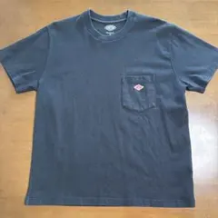 DANTON ポケットTシャツ 半袖 ブラック　36のサムネイル