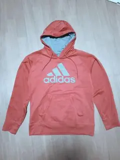 adidas オレンジ パーカー Mサイズ