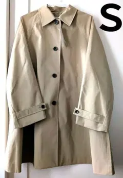 GU ジーユー バルマカーンAラインハーフコート Sサイズ ベージュ 新品