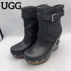 EA436 アグ エンジニアブーツ US7 24cm ブラック