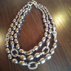 みっこ 【黒蝶南洋真珠✨美品】 ネックレス 11.0-12.5 タヒチパー Tahitian+ タヒチ黒蝶真珠 ペンダント 11mmUP K18WG | 南洋真珠ペンダント