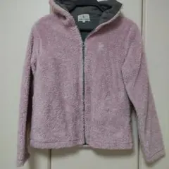 KUMIKYOKU 組曲フリースジャケット パーカー ピンク 150-160