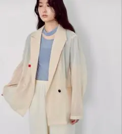 【新品】 MEER. SHEER JACKET クリームのサムネイル