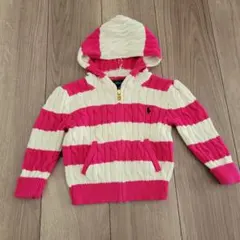 Ralph Lauren フード付きニットセーター 24M