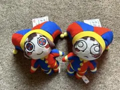 アメイジングデジタルサーカス　ポムニ　ボールチェーン付きぬいぐるみ2個セット