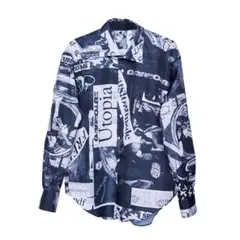 ずっと真夜中でいいのに　Mサイズ　BODYSONG コラージュシャツ ZTMY x BODYSONG. COLLAGE Shirts - ZUTOMAYO MART