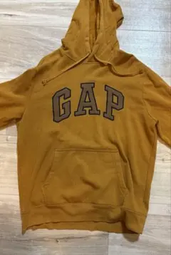 GAP マスタード フード付きパーカー M
