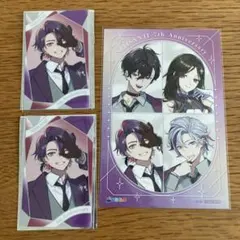 にじさんじ　ランダムチェキ風カード　渡会雲雀　ノーマル　2枚　アニメイト特典