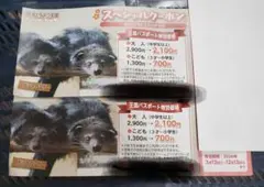 那須どうぶつ王国 スペシャルクーポン 入園割引券 2枚セット