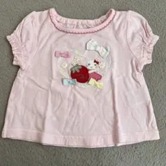 クーラクール　うさぎTシャツ　ピンク70cmのサムネイル