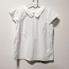 美品ホワイト 襟付き 半袖シャツのサムネイル