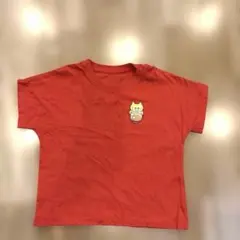 のらねこ軍団　半袖Tシャツ 赤