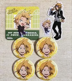 ヒロアカ 上鳴電気 缶バッジ ステッカー コースター 7点セット