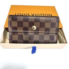 【ルイヴィトン】ダミエ ポルトフォイユ アレクサンドラ 三つ折り財布 難ありのサムネイル