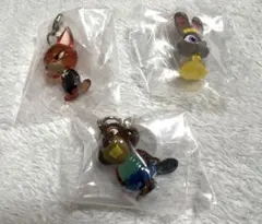 ズートピアめじるしアクセサリー2 ニック　ジュディー　ニブルズ