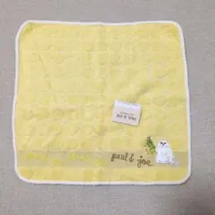 【未使用】PAUL & JOE ハンカチ イエロー 猫刺繍のサムネイル