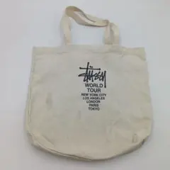 Stussy ステューシー トートバッグ ワールドツアー アイボリーのサムネイル