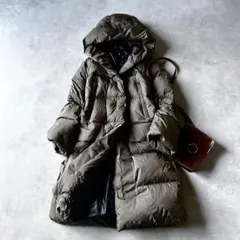 ユニクロ +J ジルサンダー　ロング ダウンコート ブラウン　M