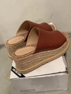 Fabby fabby サンダル 厚底 ブラウンのサムネイル