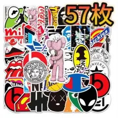 ロゴ ステッカー ストリート系 シール おしゃれ　スーツケース 57枚