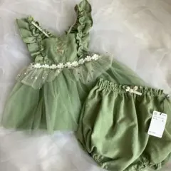 Cottoli コトリ ディズニー　ティンカーベル　セットアップ　80cm