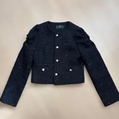 Rady ブラック ツイードジャケット