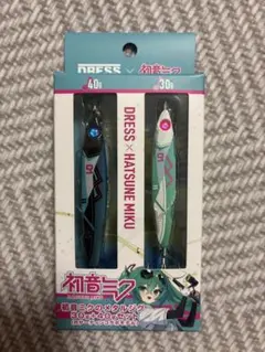 DRESS初音ミクのメタルジグ 30g+40gセット(Rサーディンコラボモデル)のサムネイル
