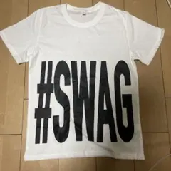 #SWAG ロゴプリント Tシャツ ホワイト