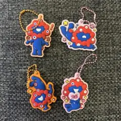 ミャクミャク EXPO2025 ぷっくりラバーマスコット　4種セット