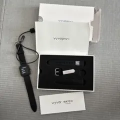 VYVO WATCH ブラック スマートウォッチ