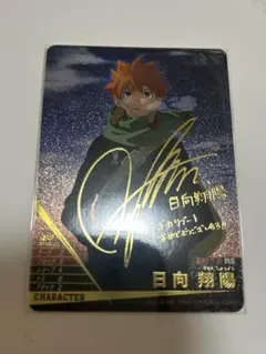 ハイキュー!! バボカ!! BREAK 日向翔陽 シリアル サイン入り バボカ】日向 翔陽〔サイン/シリアルNo.0026〕【極】HV-P01-004 - C