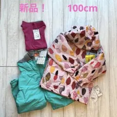 新品‼️★ RESEEDA ★ 子供用 スキーウェア 上下セット 100cm