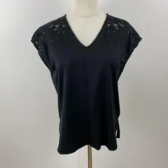 NATURAL BEAUTY BASIC エンブロイダリーカットソー トップスのサムネイル