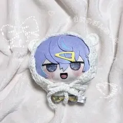 【クマ耳ボンネット】にじまるっと ぬい服