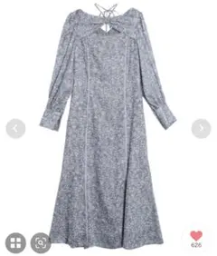 LAGUNAMOON ラグナムーン ストラップデザインフラワーワンピース