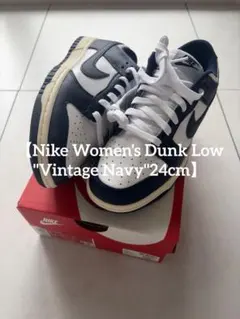 Nike Women's Dunk Low "Vintage Navy"のサムネイル