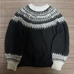 coen ノルディック柄セーター M