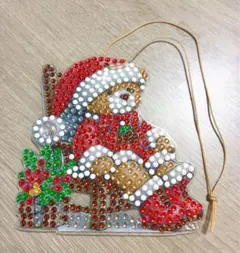 クリスマス　クマ　ツリー　サンタクロース　オーナメント　③