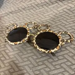 ミッキー　サングラス　ヒョウ柄　ディズニー