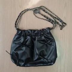 SHEIN 　ショルダーバッグ　黒