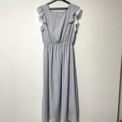 MAJESTIC LEGON バックレース アップ マキシワンピ