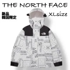 最終価格★新品★The North Face ゴアテックス　ペイズリー柄 白XL