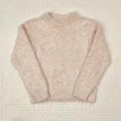 【美品】THE EMPORIUM ジエンポリアム シャギーニット ピンク M