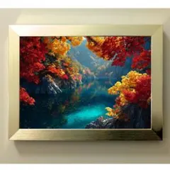 風水開運絵画＊龍樹～九頭龍～全体運 厄除け 邪気払い パワーアップ